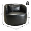 Fauteuil pivotant 100% cuir véritable Sydney-758607094