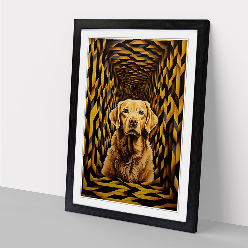 Golden Retriever Op No.2 - Framed Print