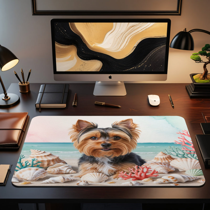 Polyester Desk Pad, 14.4x12.1