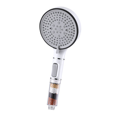 With Filtering Function Shower Head - High-Pressure Handheld Showerhead - Hard Water  High Pressure 5 Spray Modes Handheld Shower Head For The Elderly, Children