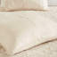 Couvre-lit réversible 3 pièces crème grand - microfibre, motif charmant, drapé surdimensionné, 2 taies décoratives, lavable facilement, matériau en microfibre, médaillon exquis, facile à laver assorti-117361731-117361733