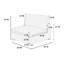 Canapé modulaire rembourré 7 pièces Milocci-99341138