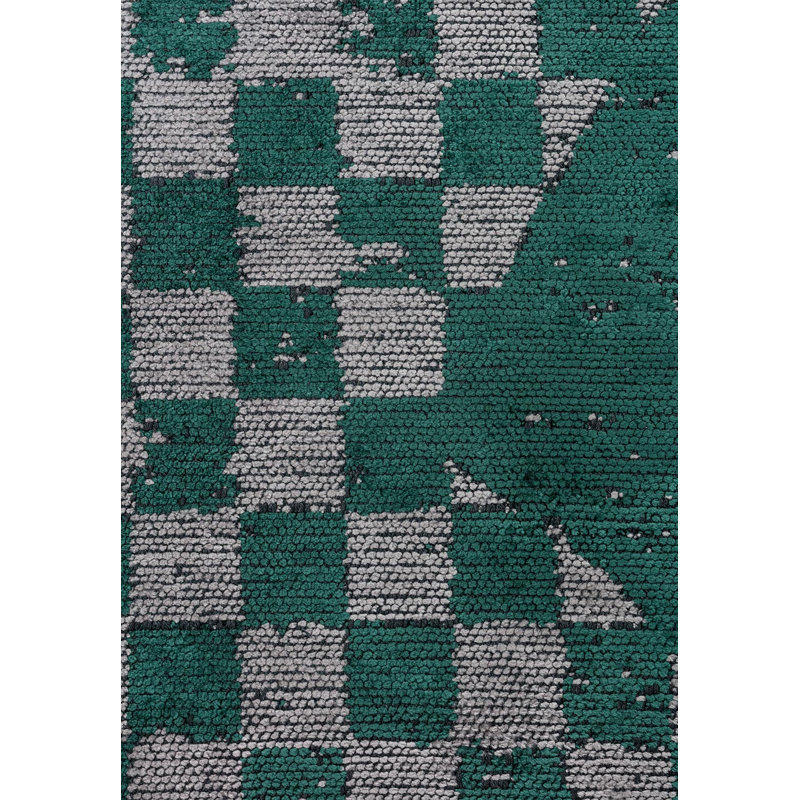 Rapture Checkered Area Rug, Rectangle 9'10" x 14'