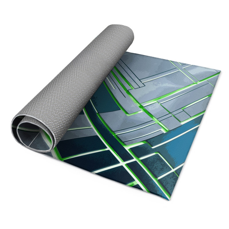 Tapis intérieur et extérieur Galactic Prism, Rectangle 1 pi 6 po x 2 pi 6 po