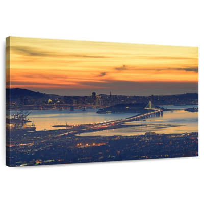 Lilie San Francisco Bridge Twilight
