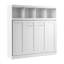 Lit escamotable horizontal 80W avec rangement supérieur en blanc 80W-1843703397-1843703396