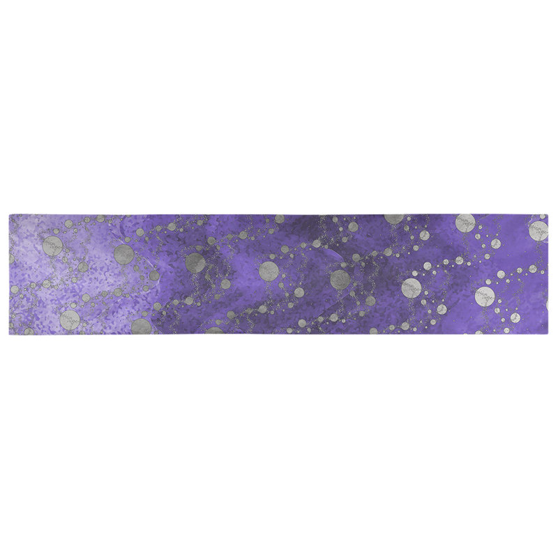 Chemin de table à table de planète stars Avicia, L 72 po x l 16 po, Mauve