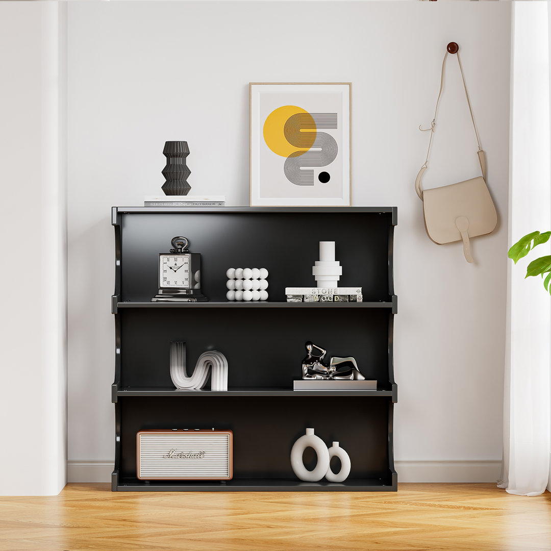 Nithila 36'' W Manufactured Wood Storage Rack Rebrilliant 