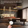 PL05 6 Pack 4000K Mini Puck Light with Wireless Dimmer 12V 2W/pc for Under Cabinet Lighting