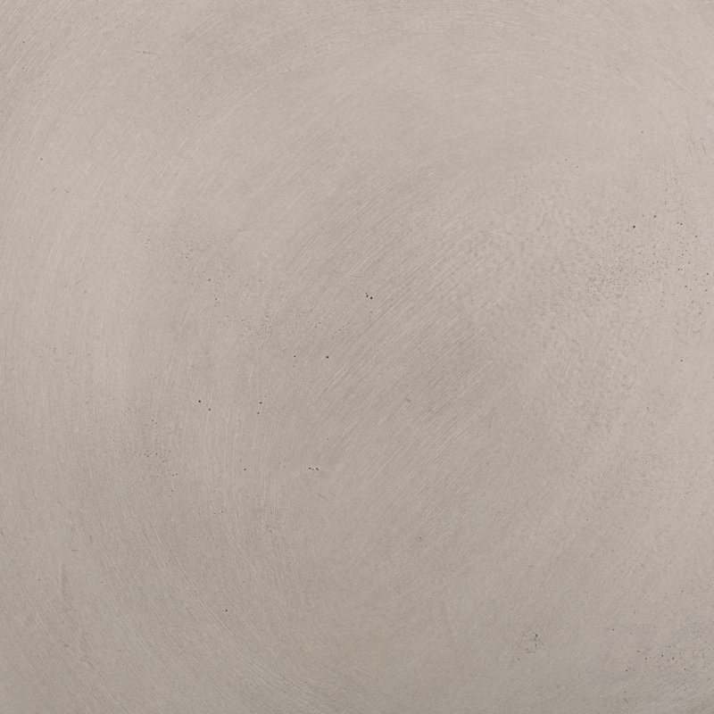 Table d'appoint d'extérieur en béton léger, table de bout MGO, gris clair, table