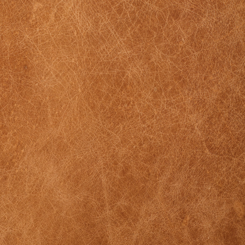 Banc en cuir véritable italien Luca, Brun clair cognac