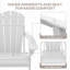  Chaise Adirondack pliante en PEHD pour l'extérieur avec porte-gobelet-1347094269