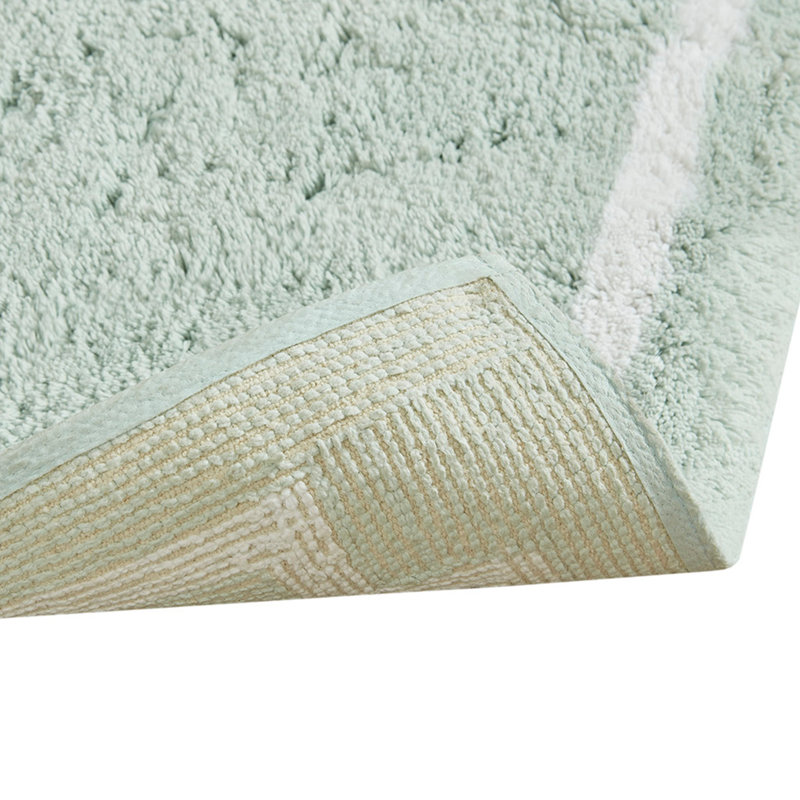 Tapis de bain spacieux en coton touffeté, Écume de mer, écume de mer, L 30 po x l 20 po