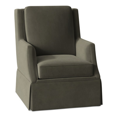 Savannah Skirted Swivel Glider