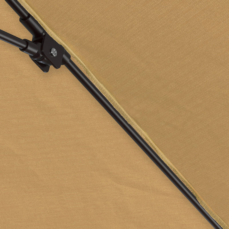 Parasol de marché 90 po Sunbrella, Bronze, Toile toile Sunbrella® blé