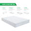 Matelas en mousse viscoélastique imprégnée de gel avec housse en rayonne de bambou 8 po Glenni-43743542-32690382