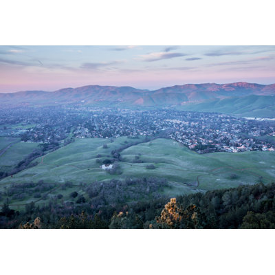 Sunset At Mt. Diablo State Park, Contra Costa County, California by Yhelfman - Wrapped Canvas Print