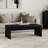 Lawrence 48" Wide Rectangular Fluted Coffee Table in Black Grain-900051597