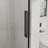 48" W X 72" H Sliding Shower Door, Semi-Frameless, 1/4" Tempered Clear Glass With Easy-Clean Coating, Matte Black Hardware | Gift Idea