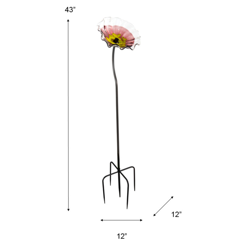 Figurine / sculpture naturelle Doninic, Rose