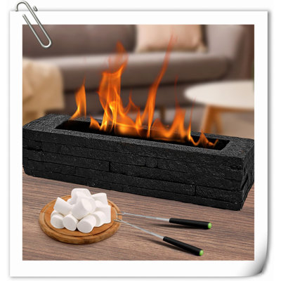 Tabletop Fire Concrete Tabletop Fireplace