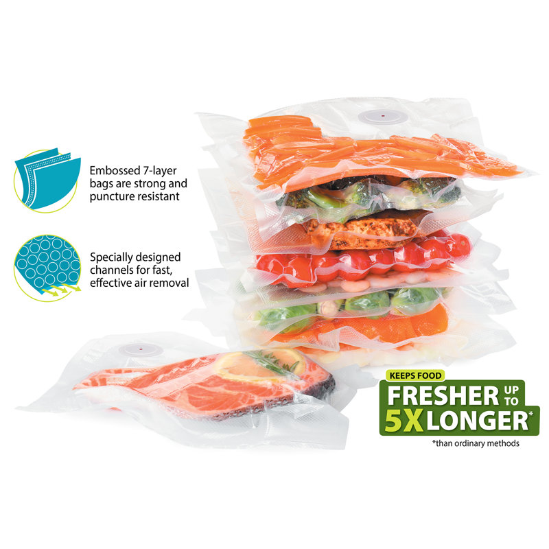 Freshdaddy Vacuum Zipper Bags - Gallon Size