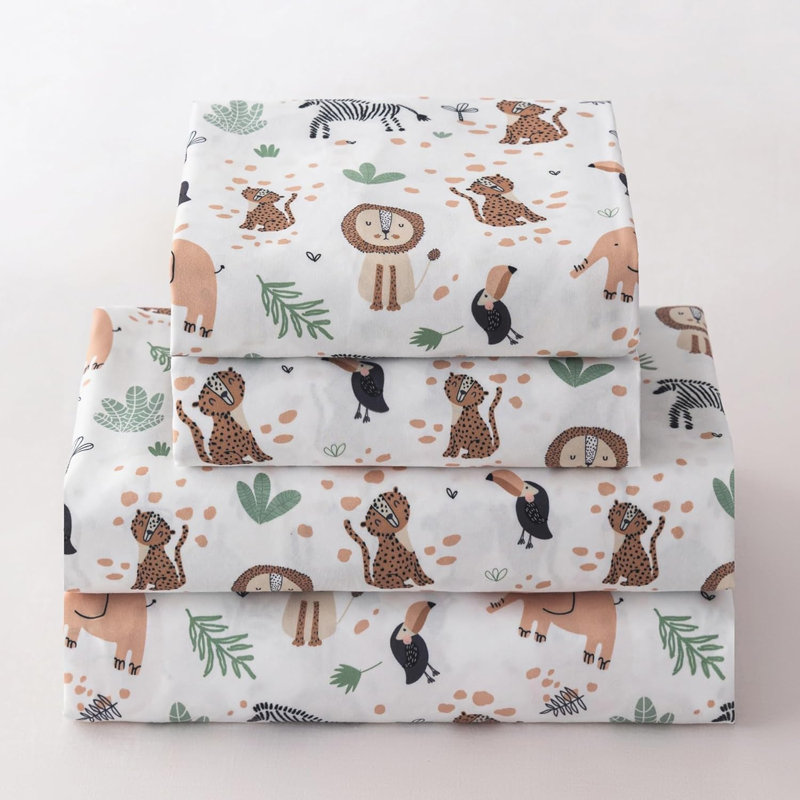 Ensemble de draps pour enfants Ensemble de draps 4 po