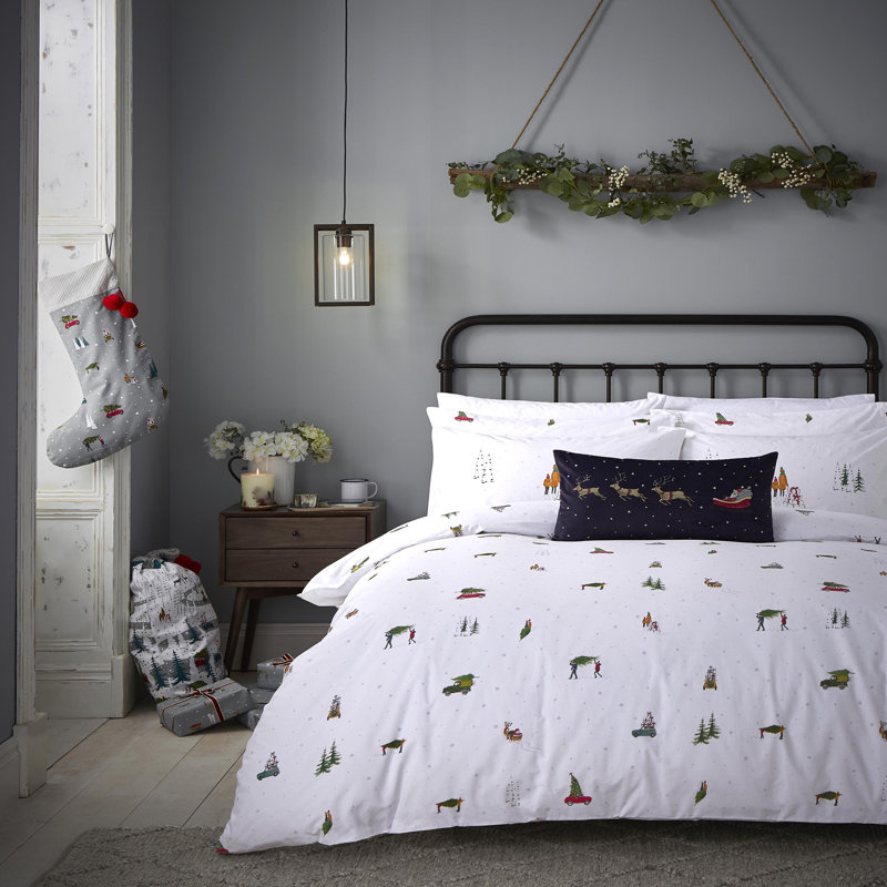 100% Cotton Duver Cover Set, Single - 1 Standard Pillowcase