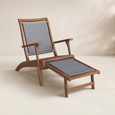 Maurelle Patio Chair with Ottoman