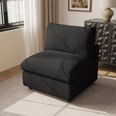 Kessi Slipcovered Armless Chair