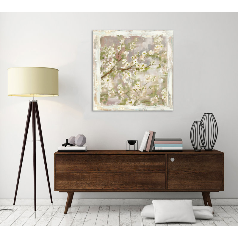 «Asian Cherry Blossom» par Tre Sorelle Studios, reproduction sur toile, H 30 po x l 30 po