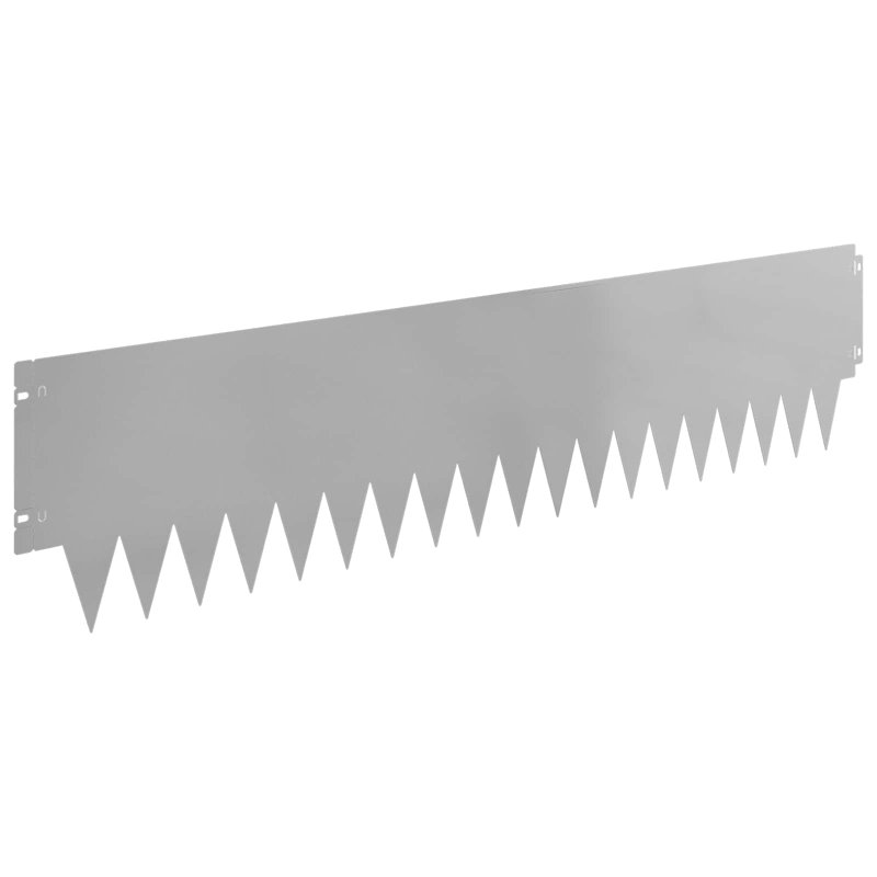 103cm W Metal Lawn Edging, 25cm H x 103cm W