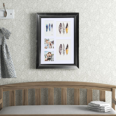 Black Matte Picture Frame with Mat