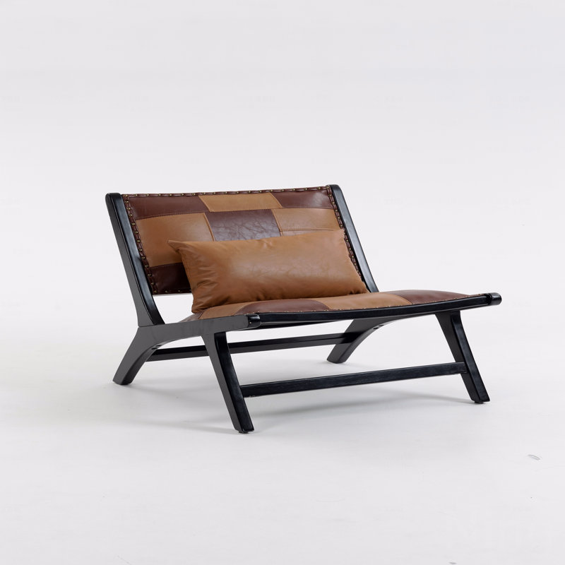Chaises d'appoint de style moderne Boho, Brun