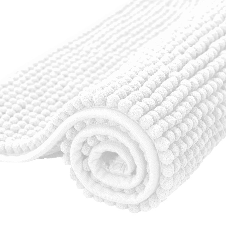 Subrtex Non-slip Bathroom Rugs Chenille Soft Striped Plush Bath Mat - On  Sale - Bed Bath & Beyond - 32963338