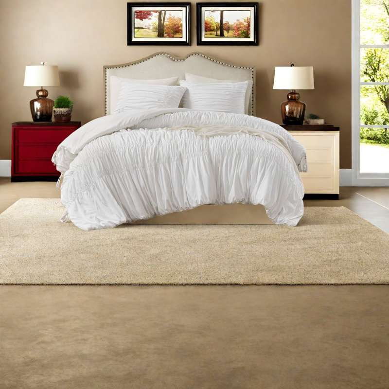 Ensembles de literie de luxe très grand, style microfibre de style champêtre français, parfait pour toutes les saisons