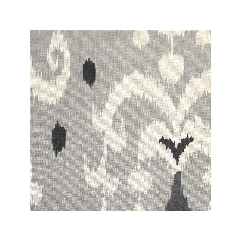 Coussin Indah Ikat, Gris