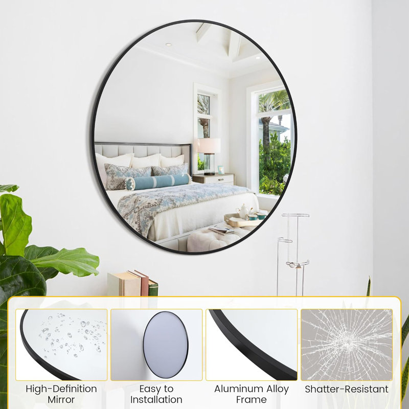 Metal Round Mirror