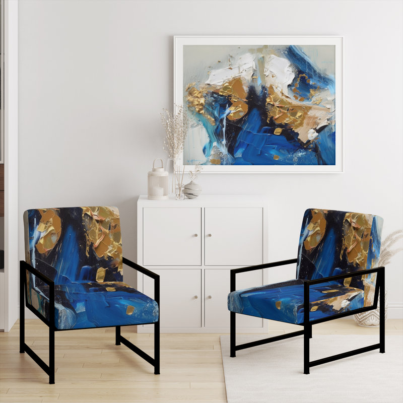 Fauteuil d'appoint Creel, Noir, noir, noir, noir
