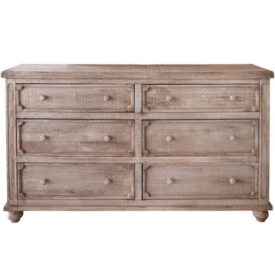 Winifrede Natural 6 Drawer Dresser