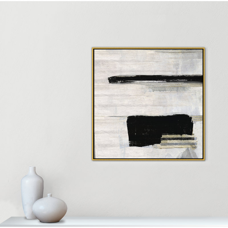 «La Bande II» par Sally Swatland, Or, H 37,5 po x l 37,5 po