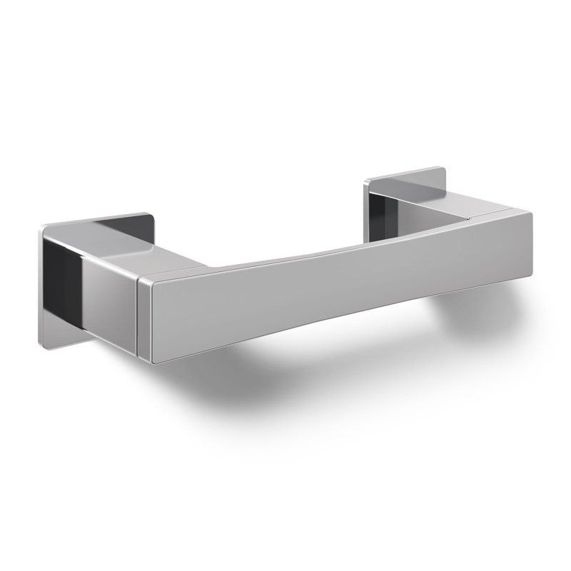 Honesty Pivoting Toilet Paper Holder, Wall-Mount Bathroom Toilet Paper Holder, Polished Chrome