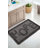High-Quality Bathmat, Anthracite, 23.6 x 39.4 inches | 100% Polypropylene, Total Thickness: 0.4 inches | Non-Slip Natural Latex Sole, Machine Washable, Vacuum Friendly | Perfect for Bathroom & Entryway Comfort-1457494047