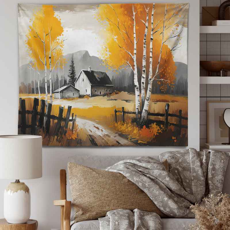 Tapisserie en polyester, H 50 po x l 60 po