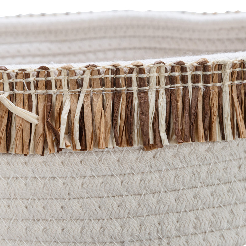 Ensemble de paniers en tissu 3 pièces
