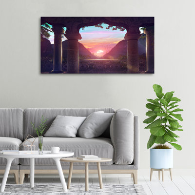 Architecture East - No Frame Print on Canvas