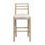 Tabouret de bar avec dossier échelle (ensemble de 2)-38896522