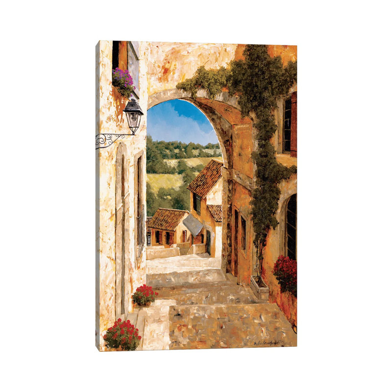 Going Down To The Village by Gilles Archambault - Wrapped Canvas Painting, 101.6 cm H x 66.04 cm W x 1.91 cm D