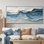 Waves Veil Of The Ocean III - art mural bord de mer pour le salon