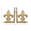 Serre-livres Fleur de lys en fonte-1151894881